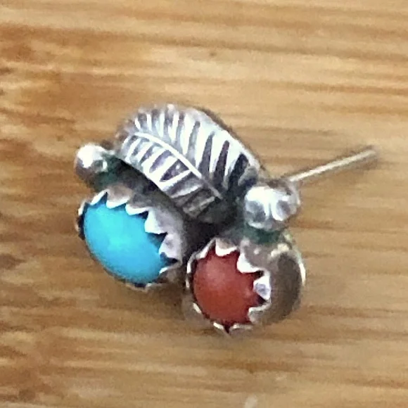 $68  Rare  Baby or Child's Estate 3 Piece Set   Most Likely Navajo  Sterling - Picture 5 of 9